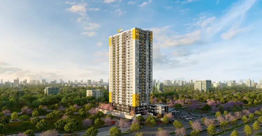 Phối cảnh Bcons Asahi
