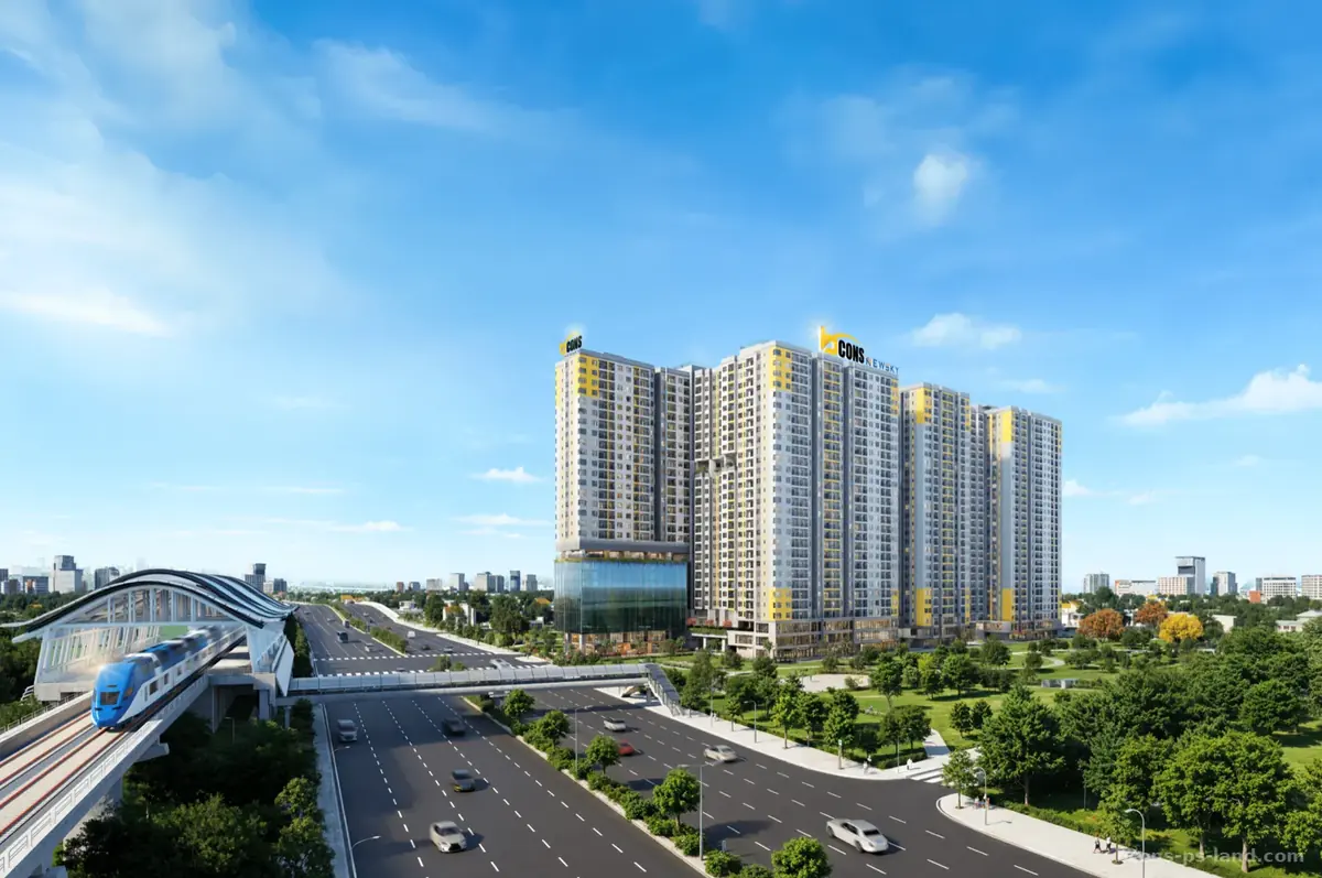 Phối cảnh Bcons NewSky