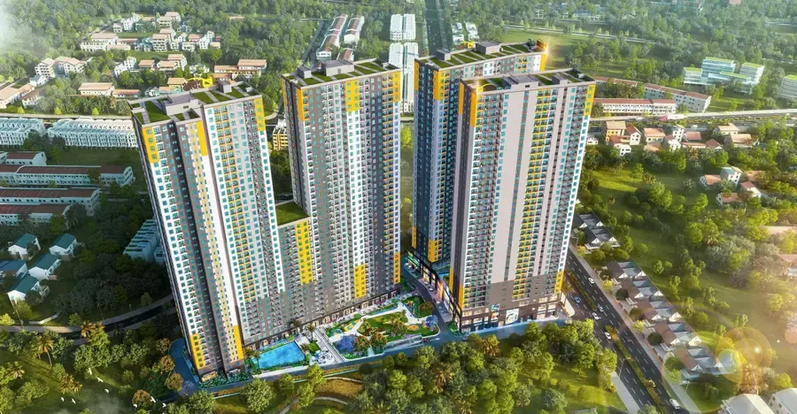Phối cảnh Bcons Solary